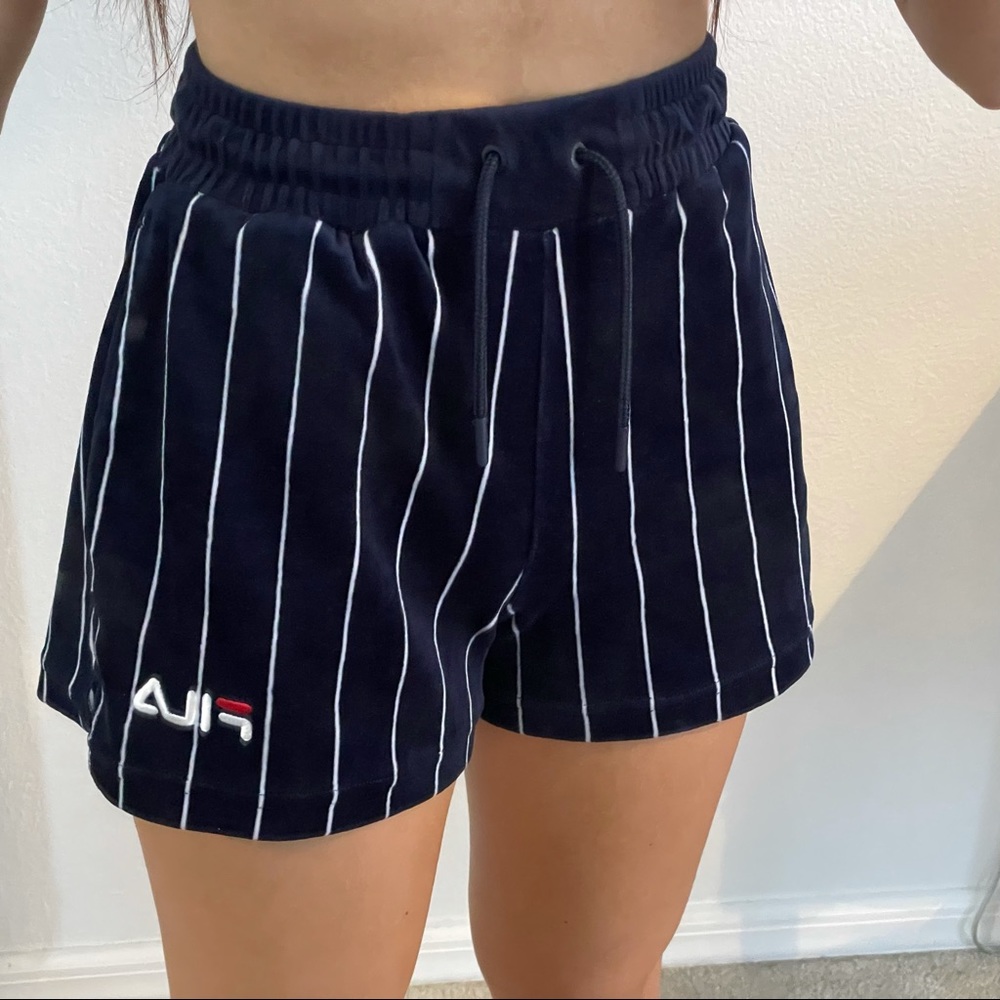 FILA velvet shorts